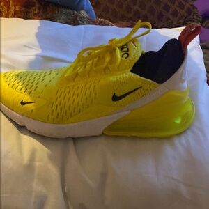 Nike Kids Yellow Athletic Shoes